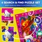 QUOKKA 100 Piece Puzzles for Kids Ages 4-6 - 4 Jigsaw Puzzles for Kids Ages 6-8 - Search and Find Observational Nocturnal Life for Childrens 5-8